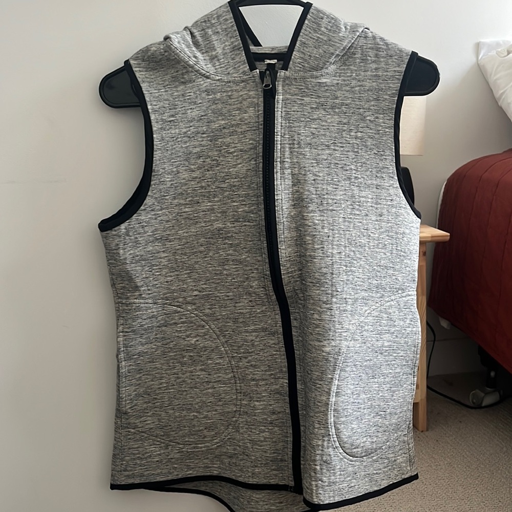 Lululemon Gray Hooded Vest